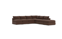 Load image into Gallery viewer, Ciello - Sectional - Chocolate - Regular Backrest
