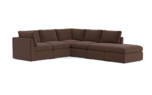 Load image into Gallery viewer, Ciello XL - Sectional - Chocolate - High Angled
