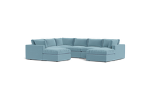 Load image into Gallery viewer, Ciello - Sectional - Aqua - Regular Backrest
