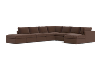 Load image into Gallery viewer, Ciello XL - Sectional - Chocolate - High Angled
