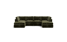 Load image into Gallery viewer, Ciello - Sectional - Sage - High Angled
