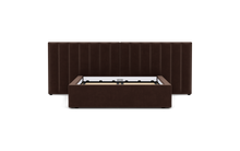 Load image into Gallery viewer, Ara Bed - Full - Upholstered - Chocolate - Non-storage
