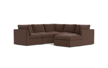 Load image into Gallery viewer, Ciello XL - Sectional - Chocolate - High Angled
