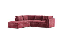 Load image into Gallery viewer, Ciello - Sectional - Bordeaux - High Angled
