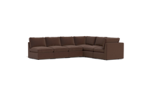 Load image into Gallery viewer, Ciello XL - Sectional - Chocolate - High Angled
