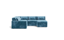 Load image into Gallery viewer, Atmosphere Sleeper Sofa &amp; Sectional - Regular Backrest - Harbour Blue
