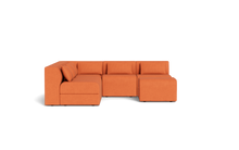 Load image into Gallery viewer, Atmosphere Sleeper Sofa &amp; Sectional - Regular Backrest - Tangerine
