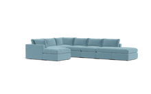 Load image into Gallery viewer, Ciello - Sectional - Aqua - Regular Backrest
