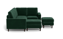 Load image into Gallery viewer, The Cozey Corner - Velvet Emerald - Square
